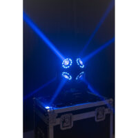 DMX-BESTUURDE MOVING HEAD MET 4-IN-1 RGBW LED's & 8 LICHTRINGEN - Afbeelding 2