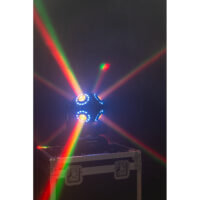 DMX-BESTUURDE MOVING HEAD MET 4-IN-1 RGBW LED's & 8 LICHTRINGEN - Afbeelding 3