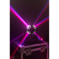 DMX-BESTUURDE MOVING HEAD MET 4-IN-1 RGBW LED's & 8 LICHTRINGEN - Afbeelding 5