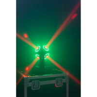 DMX-BESTUURDE MOVING HEAD MET 4-IN-1 RGBW LED's & 8 LICHTRINGEN - Afbeelding 6