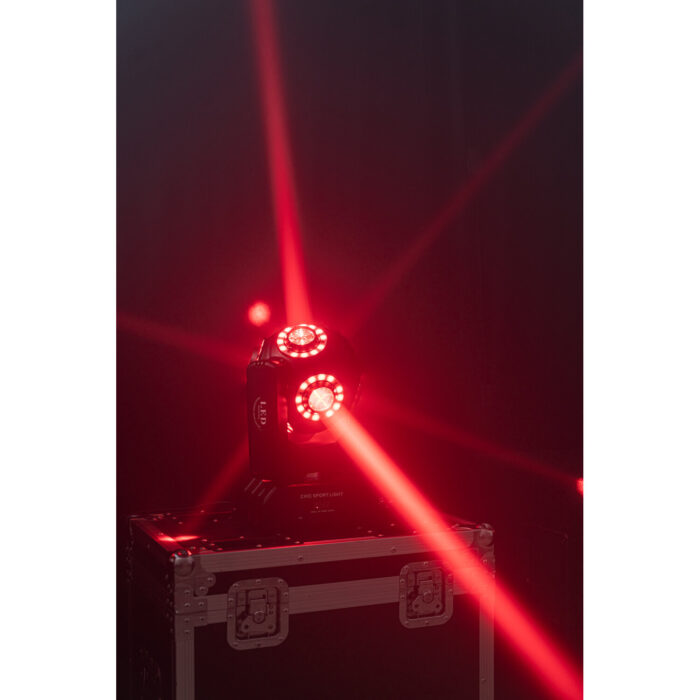 DMX-BESTUURDE MOVING HEAD MET 4-IN-1 RGBW LED's & 8 LICHTRINGEN - Afbeelding 7