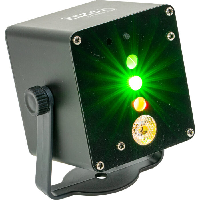 3W RGB LED & LASER EFFECT IN ZAKFORMAAT OP BATTERIJ - Afbeelding 2