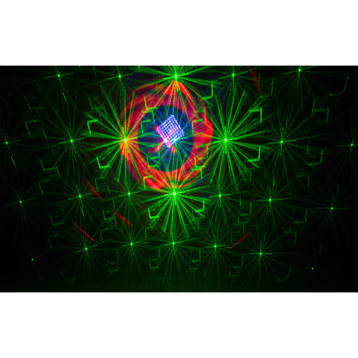 3W RGB LED & LASER EFFECT IN ZAKFORMAAT OP BATTERIJ - Afbeelding 6