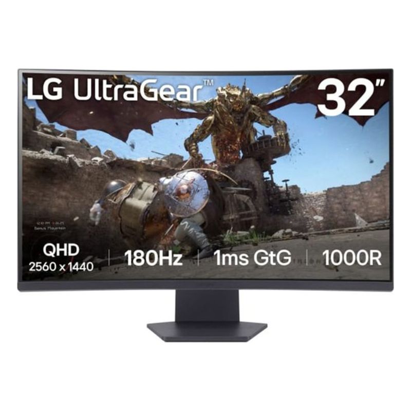 LG UltraGear 32GS60QX-B - LED monitor - curved - QHD - 32" - HDR