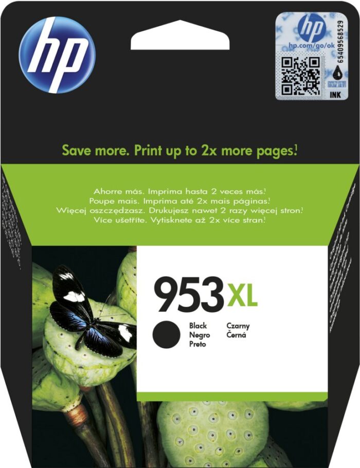 INK. HP 953XL originele high-capacity zwarte inktcartridge - Afbeelding 2
