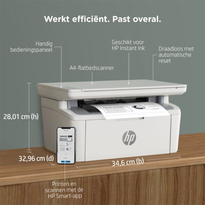 HP LaserJet MFP M140w AIO Printer - Afbeelding 6