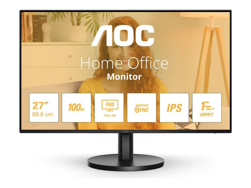 AOC Basic-line 27B3HA2 - B3 Series - LED monitor - Full HD (1080p) - 27"