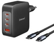 Adap Intenso 3x USB-C GAN 1x USB-A Black
