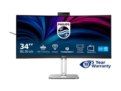 Philips 34B2U6603CH - 6000 Series - LED monitor - curved - 34" - HDR