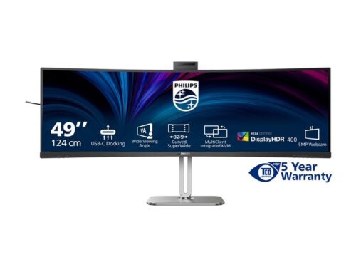 Philips Curved LED Monitor 5000 Series 49B2U5900CH - 124 cm (48.8") - 5120 x 1440 QHD