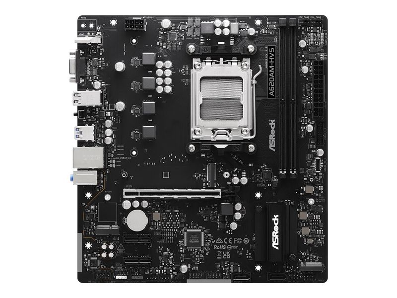 ASRock A620AM-HVS - motherboard - micro ATX - Socket AM5 - AMD A620A