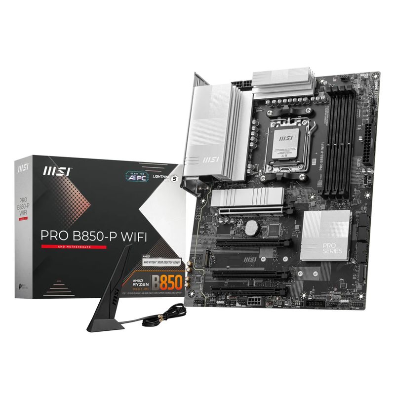 MSI PRO B850-P WIFI - motherboard - ATX - Socket AM5 - AMD B850