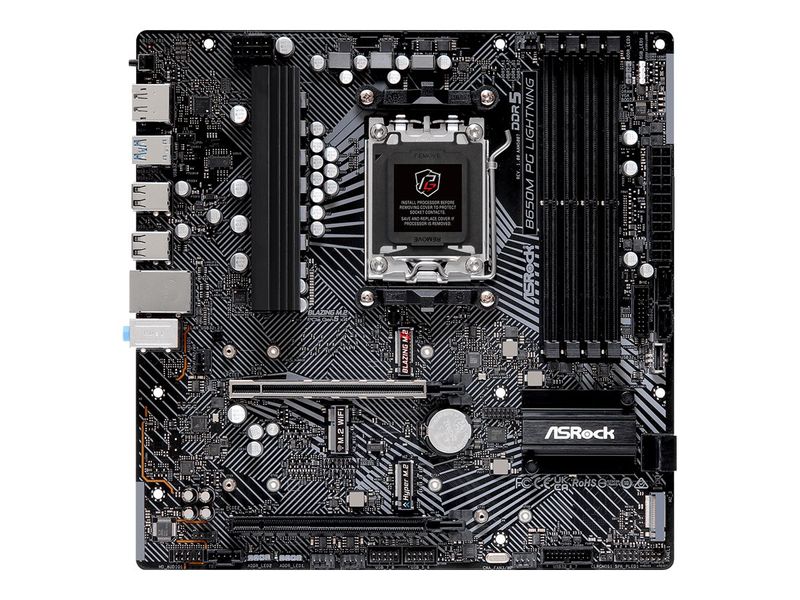 ASRock B650M PG Lightning - motherboard - micro ATX - Socket AM5 - AMD B650
