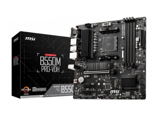 MSI B550M PRO-VDH - motherboard - micro ATX - Socket AM4 - AMD B550