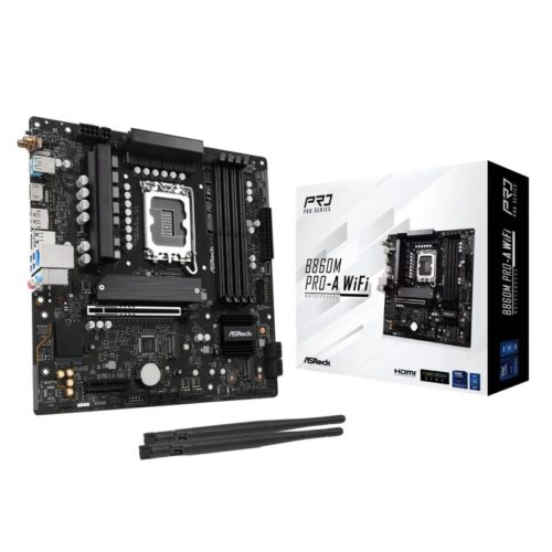 ASRock B860M Pro-A WiFi - motherboard - micro ATX - LGA1851 Socket - B860