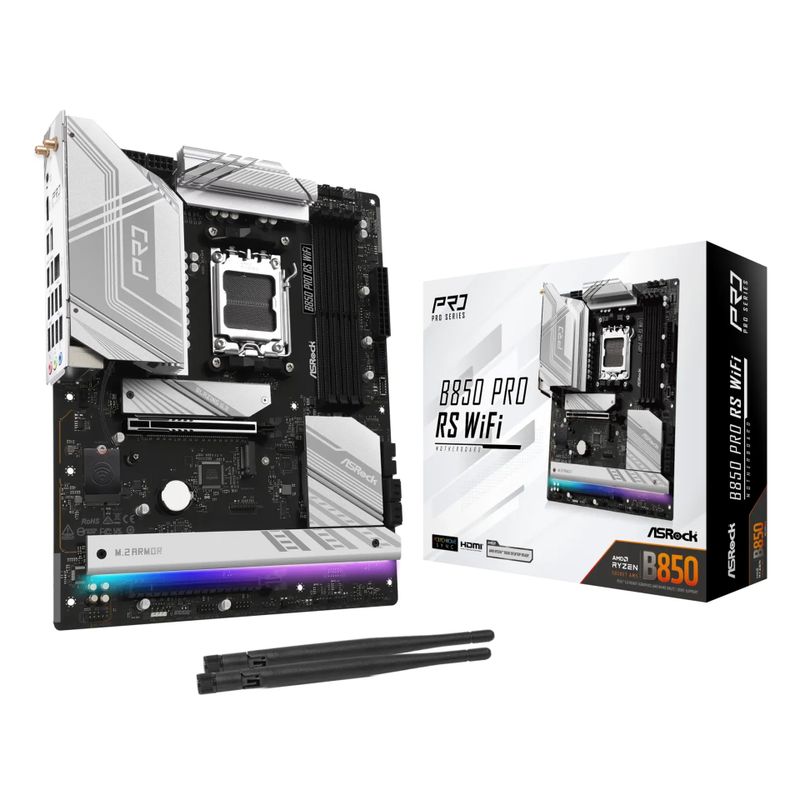 ASRock B850 Pro RS WiFI - motherboard - ATX - Socket AM5 - AMD B850