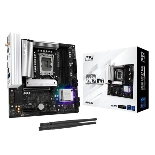 ASRock B860M Pro RS WiFi - motherboard - micro ATX - LGA1851 Socket - B860