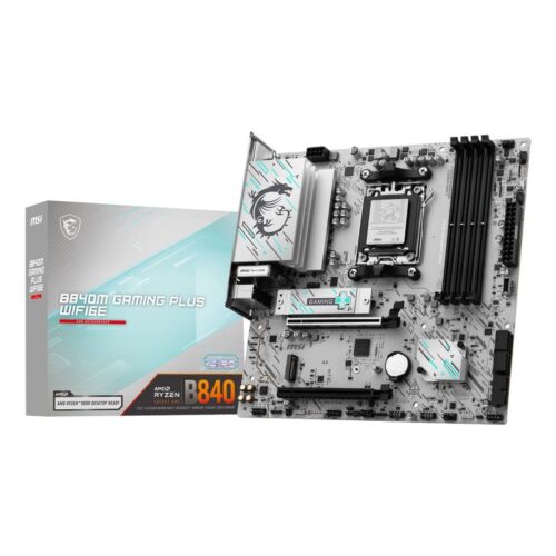 MSI Mainboard B840M GAMING PLUS WIFI6E - Micro ATX - Socket AM5 - AMD B840