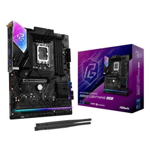 ASRock Phantom Gaming B860 LIGHTNING WiFi - motherboard - ATX - LGA1851 Socket - B860