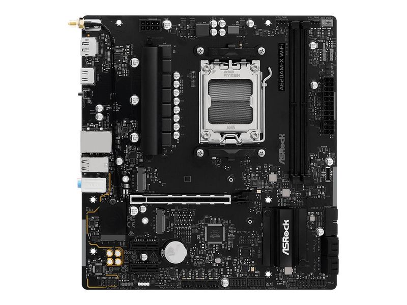 ASRock A620AM-X WIFI - motherboard - micro ATX - Socket AM5 - AMD A620A
