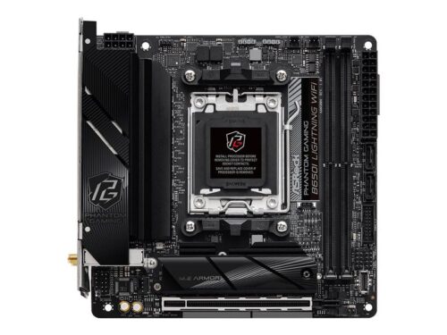 ASRock Mainboard Phantom Gaming B650I Lightning WiFi - Mini ITX - Socket AM5 - AMD B650