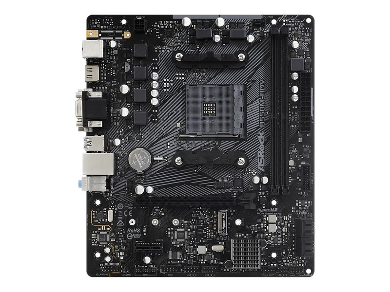 ASRock Mainboard B550M-HDV - Micro ATX - Socket AM4 - AMD B550