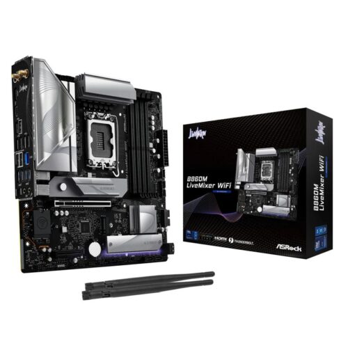 ASRock B860M LiveMixer WiFi - motherboard - micro ATX - LGA1851 Socket - B860