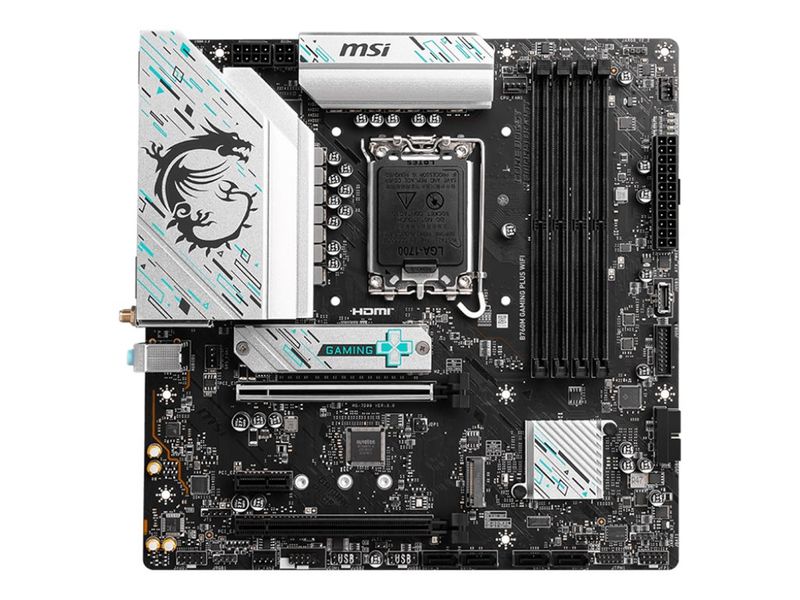 MSI Mainboard B760M GAMING PLUS WIFI - micro ATX - Socket LGA1700 - Intel B760