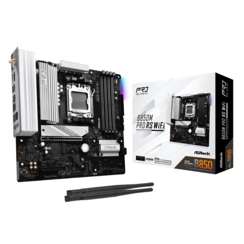 ASRock B850M Pro RS WiFi - motherboard - micro ATX - Socket AM5 - AMD B850