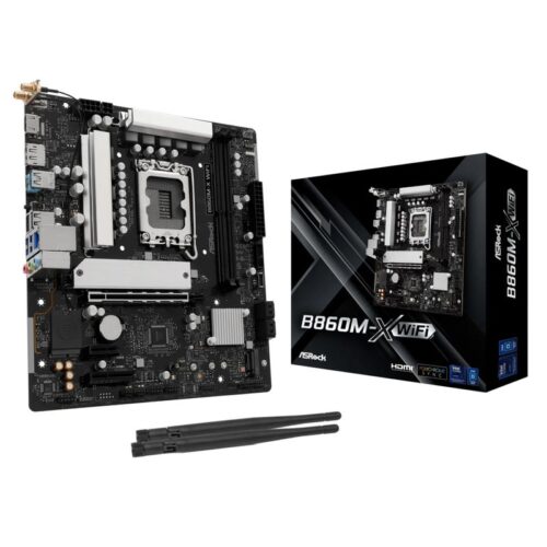 ASRock B860M-X WiFI - motherboard - micro ATX - LGA1851 Socket - B860