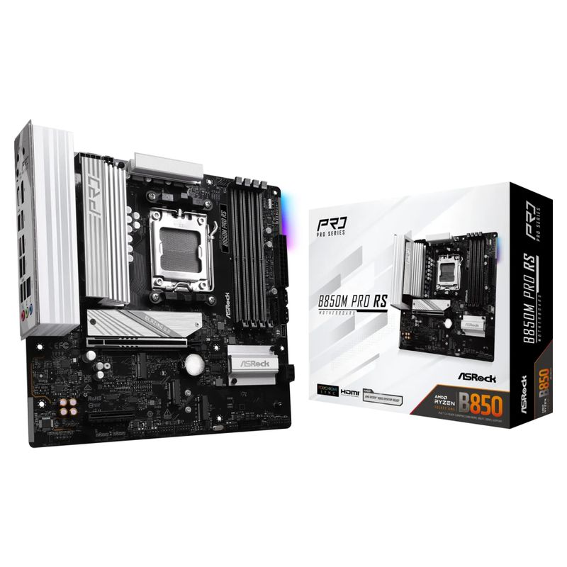ASRock B850M PRO RS - motherboard - micro ATX - Socket AM5 - AMD B850