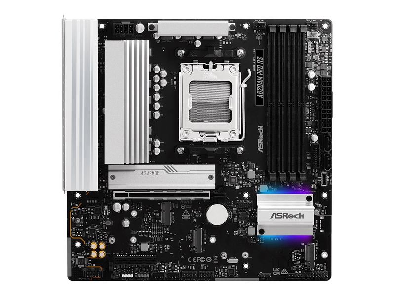ASRock A620AM PRO RS - motherboard - micro ATX - Socket AM5 - AMD A620A