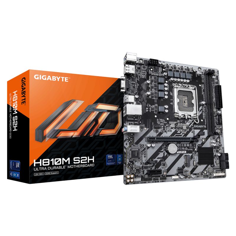 Gigabyte H810M S2H - motherboard - micro ATX - LGA1851 Socket - H810