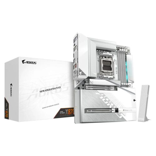 MB GBT AMD AM5 X870 AORUS STEALTH ICE