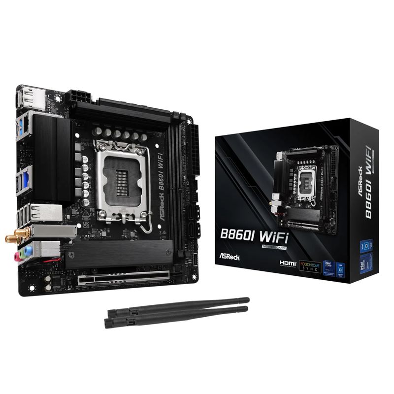 ASRock B860I WiFi - motherboard - mini ITX - LGA1851 Socket - B860