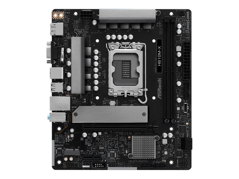 ASRock H810M-X - motherboard - micro ATX - LGA1851 Socket - H810