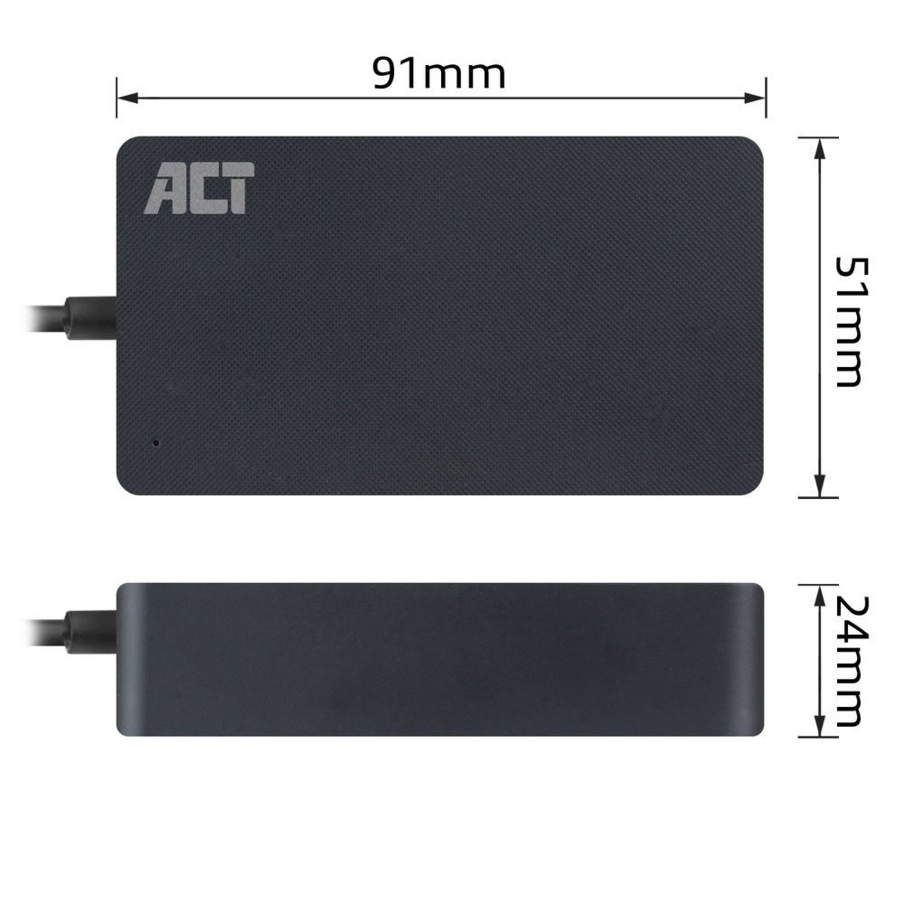 ACT AC2000 | Netvoeding | Binnengebruik | 45 W | Zwart - Afbeelding 4