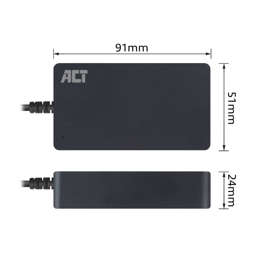 ACT AC2050 | Netvoeding | Binnengebruik | 45 W | Zwart - Afbeelding 3