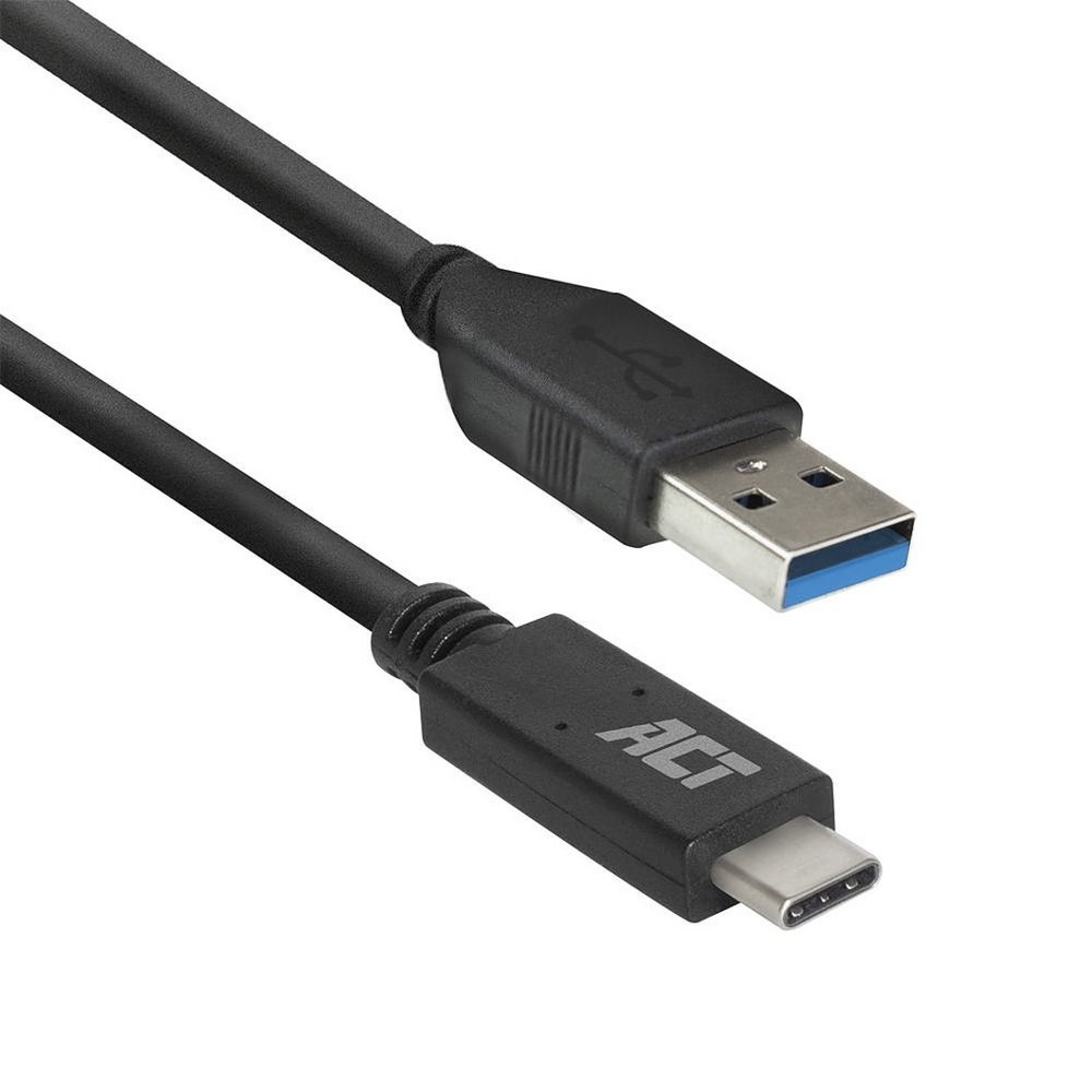 ACT AC7416 | USB 3.2 Gen 1 | USB-C naar USB-A | 1m | Zwart