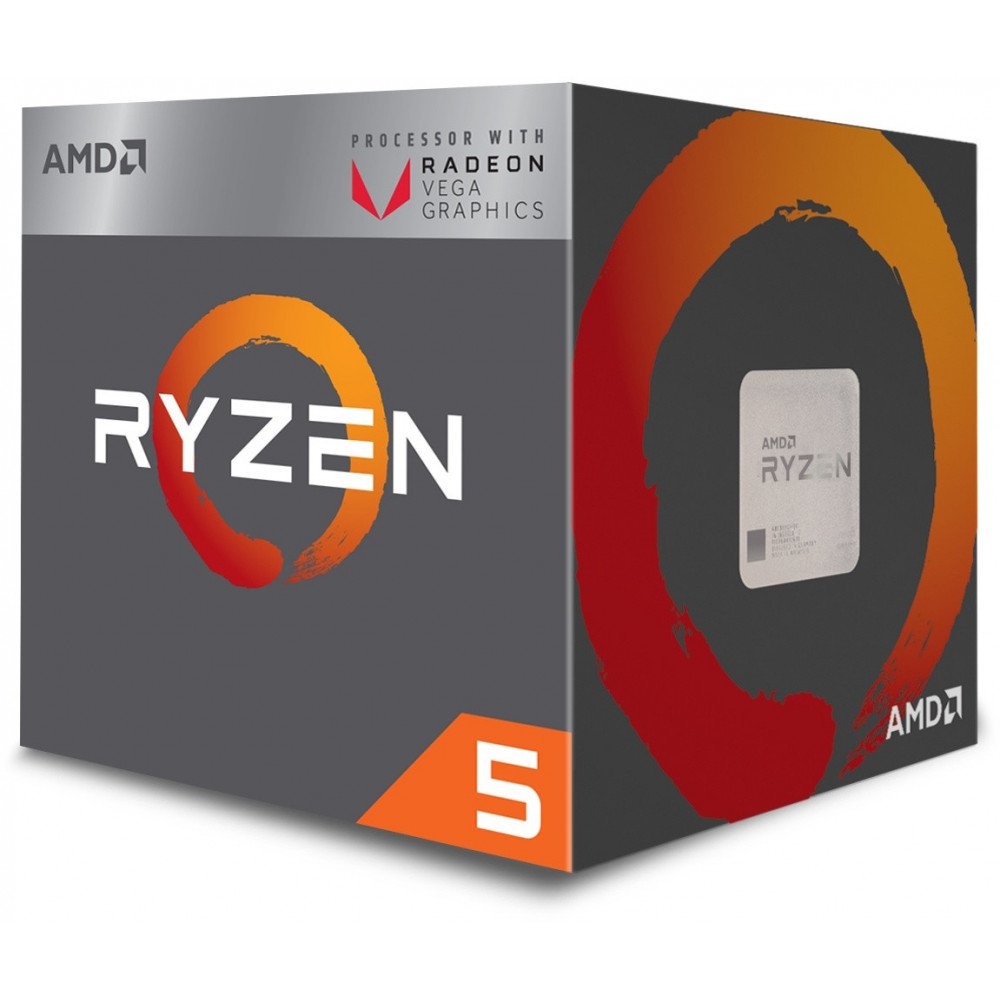 AMD Ryzen 5 3400G | 4 Core | 3,7GHz (4,2GHz Turbo) | AM4 | Processor | CPU