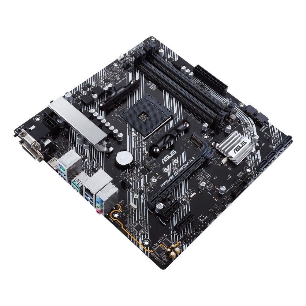 ASUS PRIME B450M-A II | Socket AM4 | AMD B450 | 4xDDR4 | Micro-ATX | Moederbord - Afbeelding 3