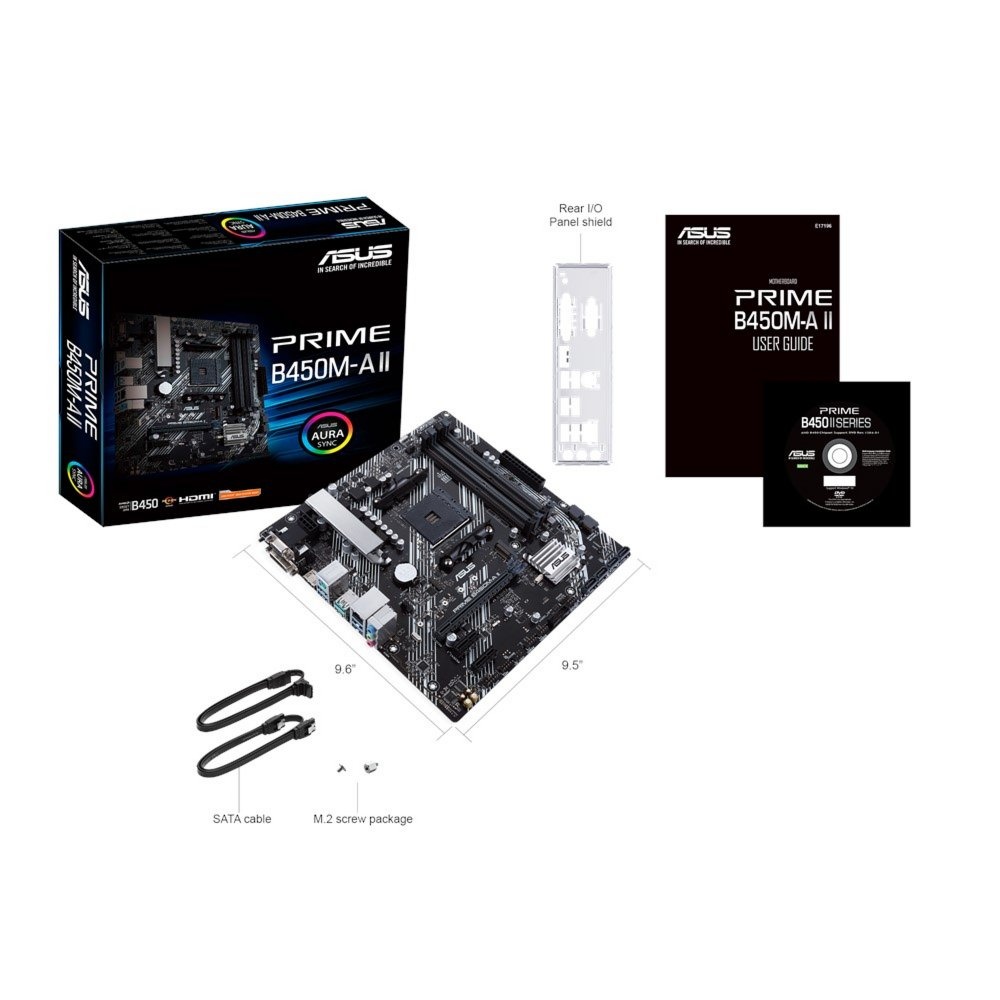 ASUS PRIME B450M-A II | Socket AM4 | AMD B450 | 4xDDR4 | Micro-ATX | Moederbord - Afbeelding 7