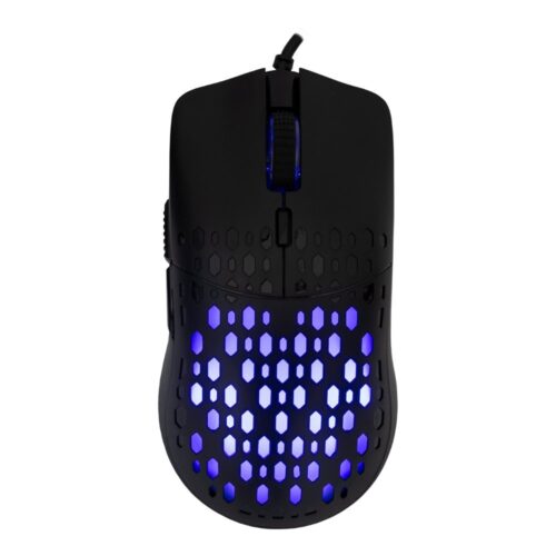 Baracuda OCTOPUS RGB | Bekabelde Gaming Muis | Rechtshandig | USB-A | 3600 DPI | Zwart