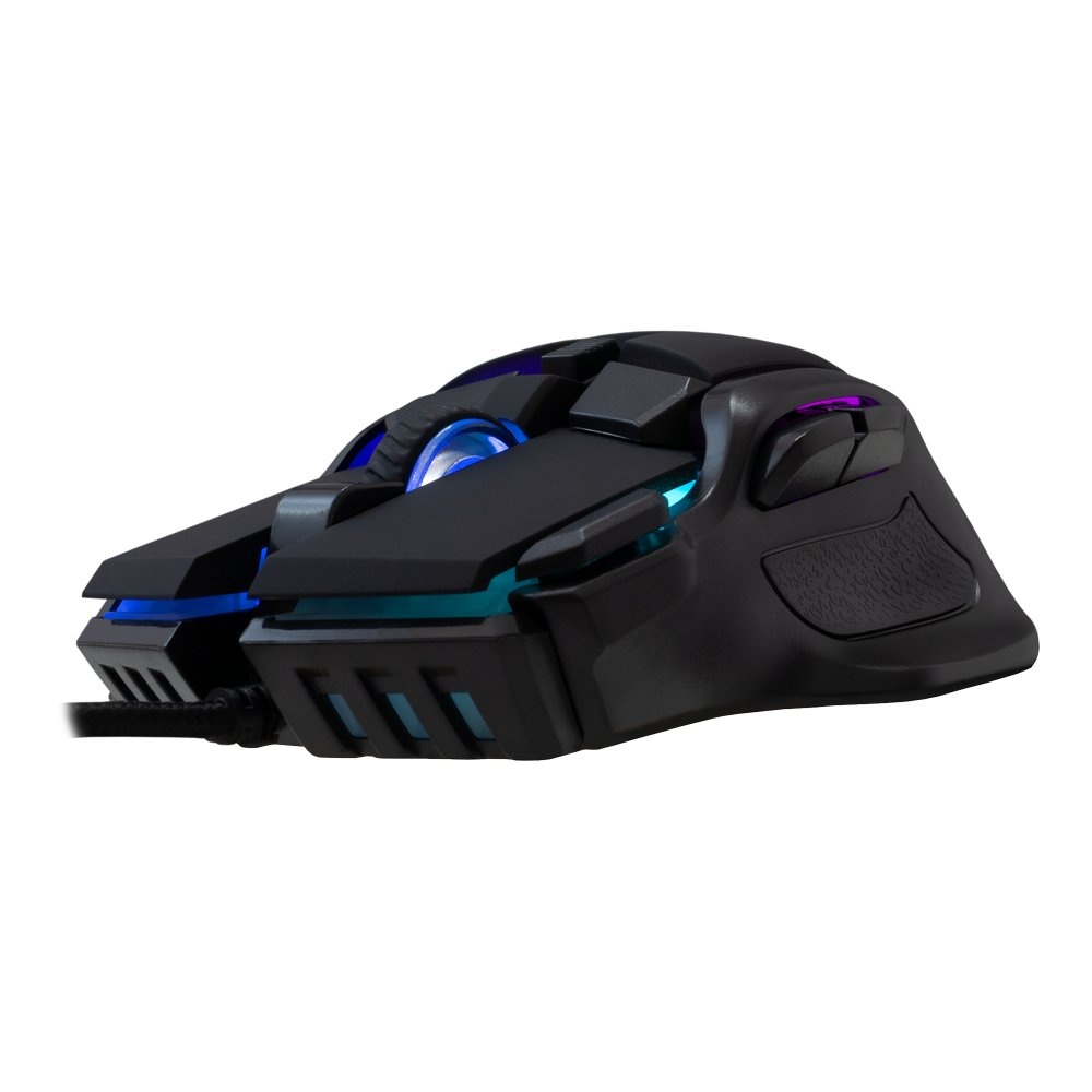 Baracuda PIRANHA RGB | Bedrade Gaming Muis | USB-A | 7200 DPI | Zwart - Afbeelding 4