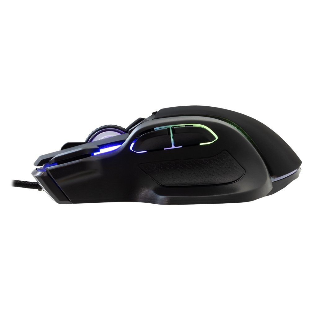 Baracuda PIRANHA RGB | Bedrade Gaming Muis | USB-A | 7200 DPI | Zwart - Afbeelding 6
