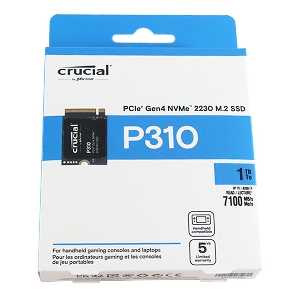 Crucial P310 | 1TB NVMe SSD | M.2 30mm | Gen4 | 7.100MB/s Lezen | 6.000MB/s Schrijven | RENEWED - Afbeelding 4