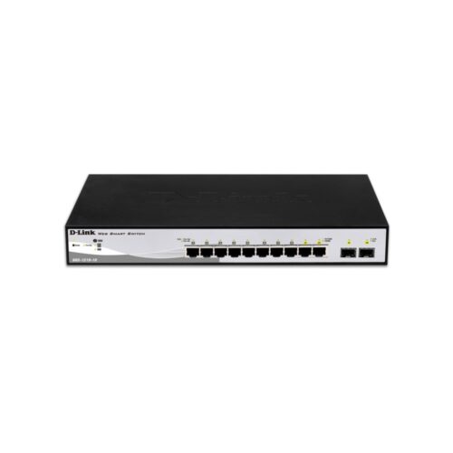 D-Link DGS-1210-10 | 10-poorts Gigabit Smart Switch | 8 RJ45 + 2 SFP | VLAN/QoS | Web/CLI-beheer