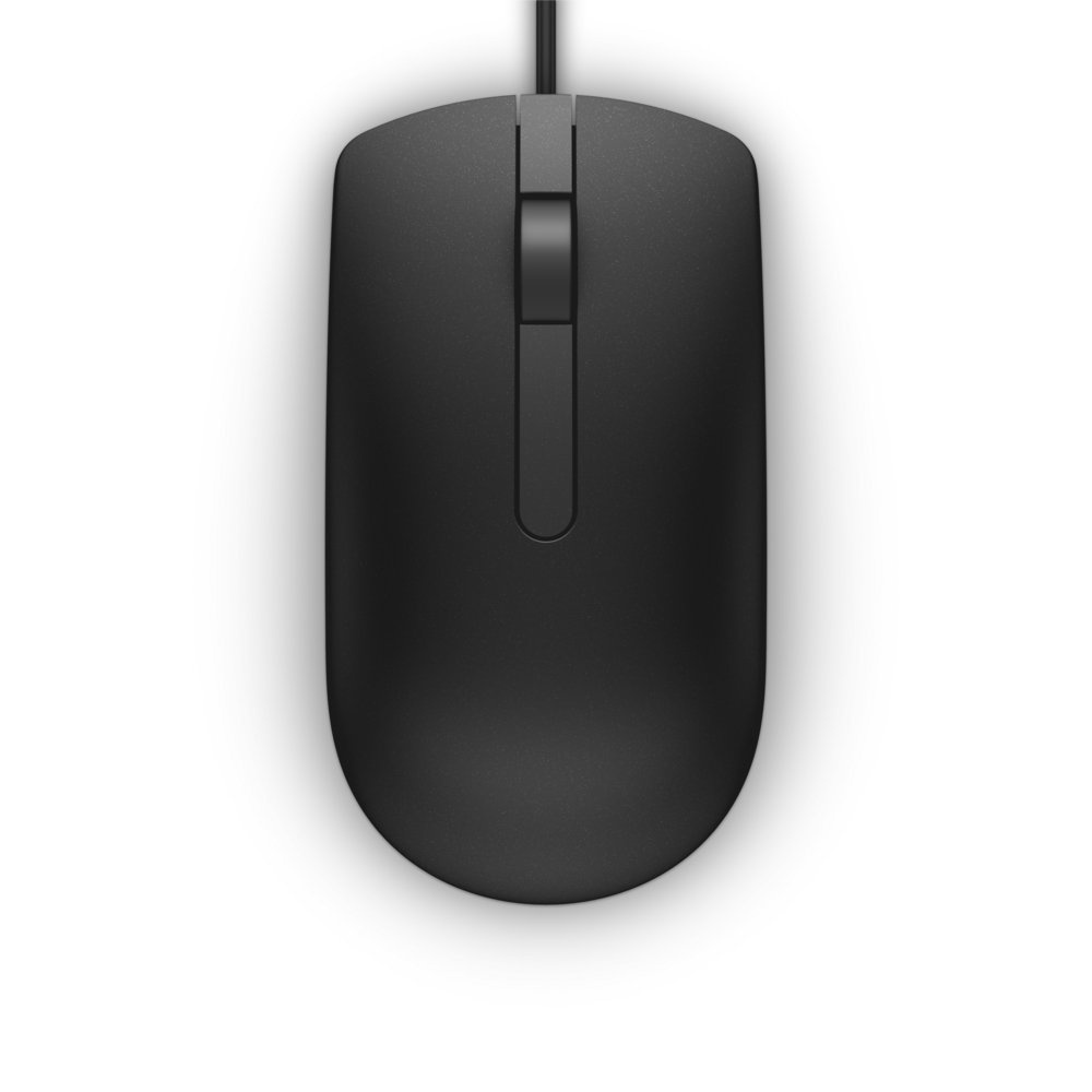 Dell MS116 | Bekabelde Muis | Links- en Rechtshandig | USB-A | 1000 DPI | Zwart