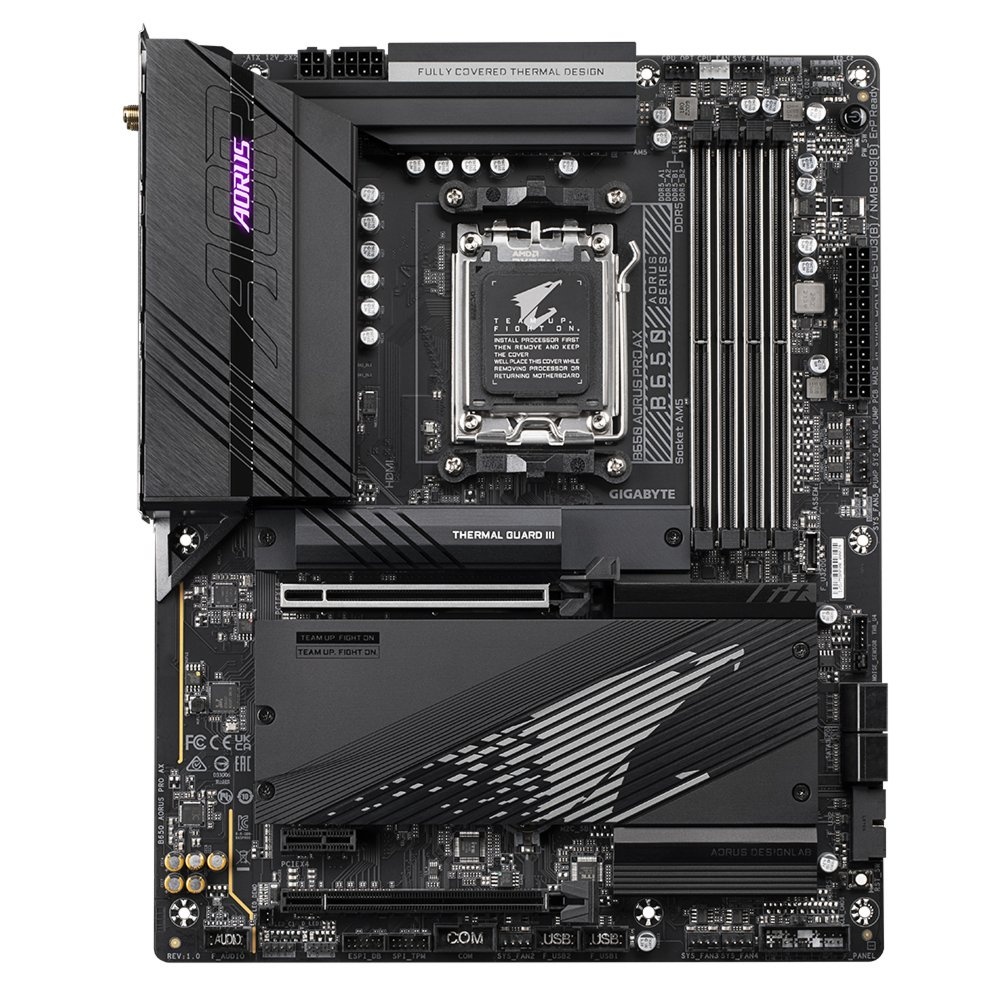Gigabyte B650 AORUS PRO AX | Socket AM5 | AMD B650 | 4xDDR5 | ATX | Moederbord | RENEWED
