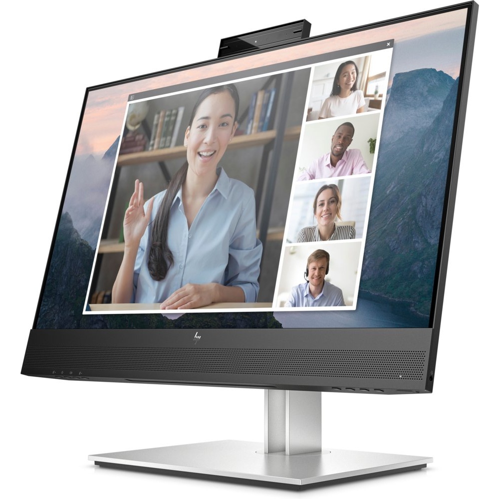 HP E24mv G4 24" | 1920x1080 IPS | 60Hz | Conferencing Monitor met Webcam, Microfoon en Speakers - Afbeelding 2